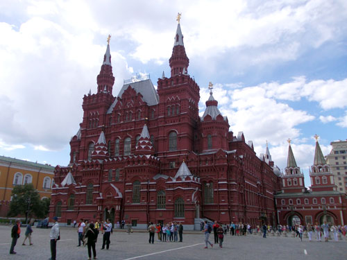 Государственный исторический музей на Красной площади в Москве
